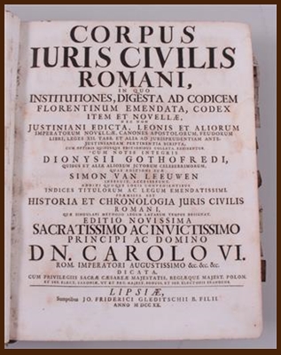 El Derecho Romano - Imagen
