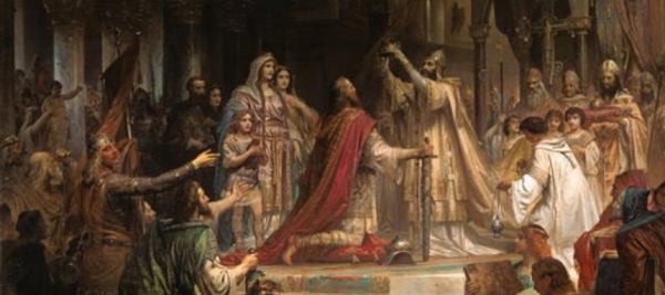 La coronación de Carlomagno - Imagen